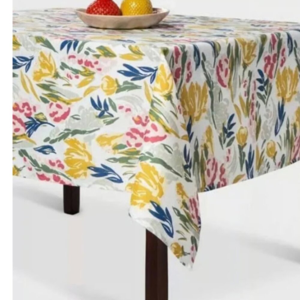 Opalhouse Floral Fabric Tablecloth 52" x 70" Rectangle